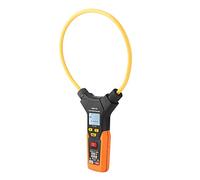 LiebeWH Multímetro de Pinza Amperimétrica Flexible 3000A Probador de Frecuencia de Voltaje CA CC con Retroiluminación y Linterna para Pruebas de Dispositivos Eléctricos PM2019A Pinza Amperimétrica