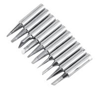 LiebeWH Puntas para Cautín, Cobre Libre, 10 Puntas de Soldadura para Estación de Soldadura de 200 a 480 Grados Fahrenheit, Compatible con 936 937 938 969 8586 852D (#2)