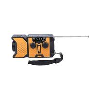 LiebeWH Radio de Emergencia de Manivela, Radio Am/FM/NOAA con Batería Solar de 2000mAh, Linterna LED para Preparación Ante Desastres