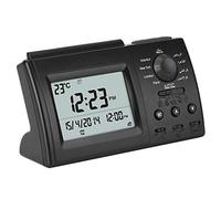 LiebeWH Reloj Despertador Islámico Azan con Horario de Oración para 1500 Ciudades Pantalla Completa Temperatura Alarma Repetible de 5 Minutos para Musulmanes