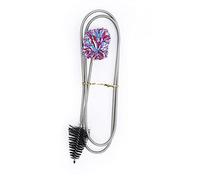 LiebeWH Trompeta Cornet Bore Snake Brush Cepillo Flexible para Saxofón Limpiador de Boquilla de Trompeta 90 Cm con Piezas de Instrumentos y Accesorios