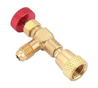 LiebeWH Válvula de Seguridad de Aire Acondicionado Control de Doble Vía de Latón Rosca de 5/16 Pulgadas para Refrigerante R42 R410 Líquido de Alta Presión AC Acondicionador Doméstico Automotriz