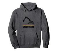 Liebherr conductor excavadora amor maquinaria construcción Sudadera con Capucha
