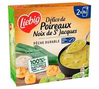 Liebig - Delice de puerros de nuez de Jacob - 2 x 30 cl - Sopa cremosa con sabores delicados, 3 unidades
