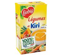 Liebig - Juego de 3 sopa de verduras y kiri para 4 personas (1 litro)