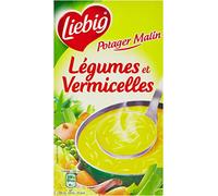 Liebig Sopa de verduras y fideos, ladrillo, 1 l, 4 unidades