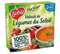 LIEBIG - Pursoup aterciopelado de verduras del sol, ladrillos 600 ml, lote de 4