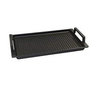 Lieblingsspfanne Grillplatte BBQ 41 x 24 cm - con asas laterales y 4 capas antiadherentes - de aluminio fundido para todo tipo de fuegos, incluida inducción, horno y parrilla exterior - Made in