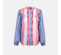 LIEBLINGSSTÜCK Blusa 'Kyra' azul / naranja / rosa claro / blanco XL azul / naranja / rosa claro / blanco