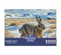 Liebre 1000 Piezas Puzzle Animaleses A Partir De 14 Años Exclusivo Multicolor Regalo Colección 38x26cm/1000pcs