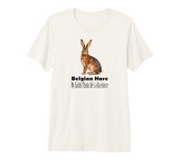 Liebre Belga Mi Conejo cree Que es un Caballo de Carreras Camiseta Premium