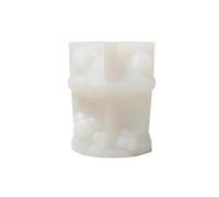 Liebre Casa de Setas Vela Molde de Silicona para Velas Hechas a Mano Jabón Chocolate Decoración del Hogar Tema de Navidad Molde de Silicona Casa de Setas Cast