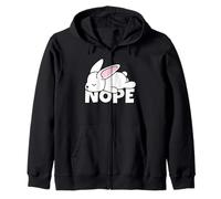 Liebre Conejo Pascua Not Today Nope Sudadera con Capucha