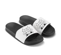 LIEBTASTISCH Chanclas de baño - Así se ve un maestro de sauna genial - Regalo para los amantes de la sauna - a juego de regalo, Negro , 41 EU