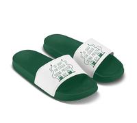 LIEBTASTISCH Chanclas de baño - Así se ve un maestro de sauna genial - Regalo para los amantes de la sauna - a juego de regalo, verde, 42 EU