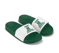 LIEBTASTISCH Sauna con texto en alemán "Saunieren" no es un hobby sino una actitud de la vida - Chanclas azules para hombres y mujeres - Divertidos zapatos de sauna - regalo para los amantes del
