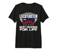 Liechtenstein Dad Best Friends For Life Funny Fathers Daddy Camiseta Premium