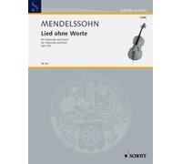Lied Ohne Worte Opus 109 - Violoncello and Piano - Book