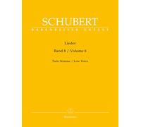 Lieder, Band 8 (Tiefe Stimme). Singpartitur, Sammelband, BÄRENREITER URTEXT