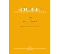 Lieder Mittlere Stimme, Band 11. Singpartitur, Urtextausgabe. BÄRENREITER URTEXT