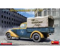 Liefer Pritschenwagen Typ 170v Con Canvas 1 :3 5 Plástico Modelo Kit Miniart