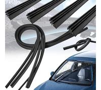 Liekadijiae 4 Piezas Goma Limpiaparabrisas 800 mm Bandas de Goma Cortables para Parabrisas Repuesto, Gomas de Recambio Láminas de Goma Universales para Limpiaparabrisas para Coche Camión Autobús