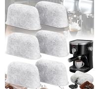 Liekadijiae Pack de 6 filtros de agua activos de carbón insertos para Ninja Luxe Café Es601eu y Pro Es701eu, carbón activado con cáscara de coco de alta calidad, accesorios Ninja Luxe Cafe