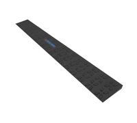 LIEKUMM Rampa de goma para umbral de puerta de 1,5 cm de altura, antideslizante, con patrón de estrella polar, capacidad de carga de 650 kg, rampa para silla de ruedas para puertas, escalones