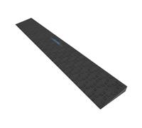 LIEKUMM Rampa de goma para umbral de puerta de 2,5 cm de altura, antideslizante con patrón de estrella polar, 650 kg de capacidad de carga, rampa para silla de ruedas para puertas, escalones
