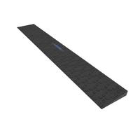 LIEKUMM Rampa de goma para umbrales de puerta de 2 cm de altura, rampa antideslizante para sillas de ruedas con patrón de estrella polar, capacidad de carga de 650 kg, rampa para puertas, escalones