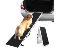 LIEKUMM Rampa para Perros, 184,5 cm Perro Rampa para Coches, 180kg Tragkraft Plegable para Mascotas, Rampa de para Perros para Coche Antideslizante