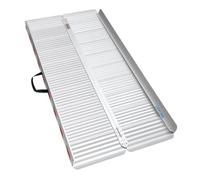 LIEKUMM Rampas para Silla de Ruedas 157 cm, 85 cm Ensanchada, Capacidad de Carga 400 kg Aluminio Rampa para Escaleras, Bordillos, Rampa Minusvalidos para Sillas de Ruedas Eléctricas y Manuales