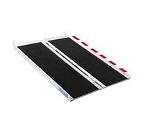 LIEKUMM Rampas para Silla de Ruedas 91 cm, Capacidad de Carga 300 kg Rampa Escalon Antideslizante de Aluminio, Rampa Minusvalidos para Escaleras, Umbrales de Puertas, Menaje del Hogar