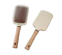 Liemuao - Cepillo de pelo ovalado y cuadrado, cepillo desenredante para el cabello natural, cepillo para el pelo rizado, cepillo antinudos para rizos no tiran (cuadrado)