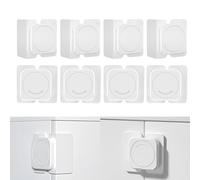 Liemuao - Lote de 8 bloques de seguridad para niños, puerta de bloqueo, seguridad para frigorífico, armario, armario, puerta, cerradura de armario para niños pequeños