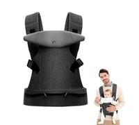 Liemuao Portabebé Ergonómico 4 en 1 para bebé de 3 a 36 meses, ajustable para niños, senderismo, de malla, rendimiento 3D, ligero y transpirable, soporte para la cabeza para llevar ventral y espalda