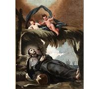 Lienzo Arte Abstracto Moderno Arte Impresión Cartel Pintura Al óleo Clásica Muerte de San Francisco Javier de Francisco De Goya Para La Decoración Del Hogar 60x90cm