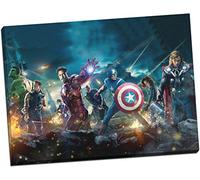 Lienzo artístico enmarcado con impresión de los superhéroes del cómic The Avengers, 30 x 40 Inches (76cm x 101cm)