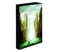 Lienzo con iluminacion the lord of the rings argonath 30x40