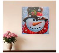 Lienzo con impresi n en lienzo de mu eco de nieve de cuenta regresiva para Navidad