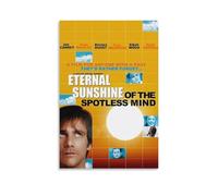 Lienzo con texto en inglés "Eternal Sunshine of the Spotless Mind", romance de ciencia ficción, arte minimalista para pared (12) pósteres, pintura en lienzo, impresiones en lienzo, obras de arte de 20