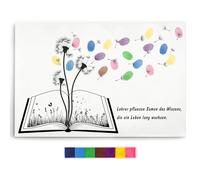 Lienzo de Huellas Dactilares, Regalo de Despedida para Educador y Profesor, Lienzo Personalizado para Huellas Dactilares, Regalo de Despedida Profesor, Educador, Regalo de Jubilación, Graduación