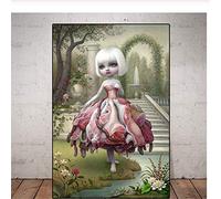 Lienzo de impresión Mark Ryden The Gay '90s Wallpaper Art Canvas Poster Wall Picture Print Modern Home Bedroom Decor 60x90cm sin Marco