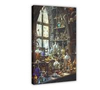 Lienzo de laboratorio de alquimia, póster de pared para decoración de sala de estar, dormitorio, 30 x 45 cm
