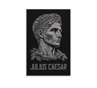 Lienzo de pared de Julio César para el hogar, la cocina, la galería, el pasillo, el baño, decoración de pared lista para colgar, imágenes de 20 x 30 pulgadas (50 x 75 cm)