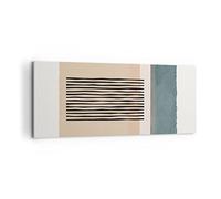 Lienzo Decorativo 120x50cm Moderno Panorámico Abstracto Pastel - 5034 | Gráficos Pauta Abstracción Cuadro sobre Lienzo Grande Arte mural Decoración del Hogar Salón Dormitorio Cuadros de Pared