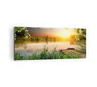 Lienzo Decorativo 120x50cm Moderno Panorámico Paisajes Puentes - 3914
