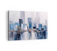 Lienzo Decorativo 120x80cm Moderno Horizontal Arquitectura Puentes - 5881