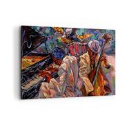 Lienzo Decorativo 120x80cm Moderno Horizontal Cultura Personas - 3481