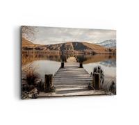 Lienzo Decorativo 120x80cm Moderno Horizontal Paisajes Puentes - 5888